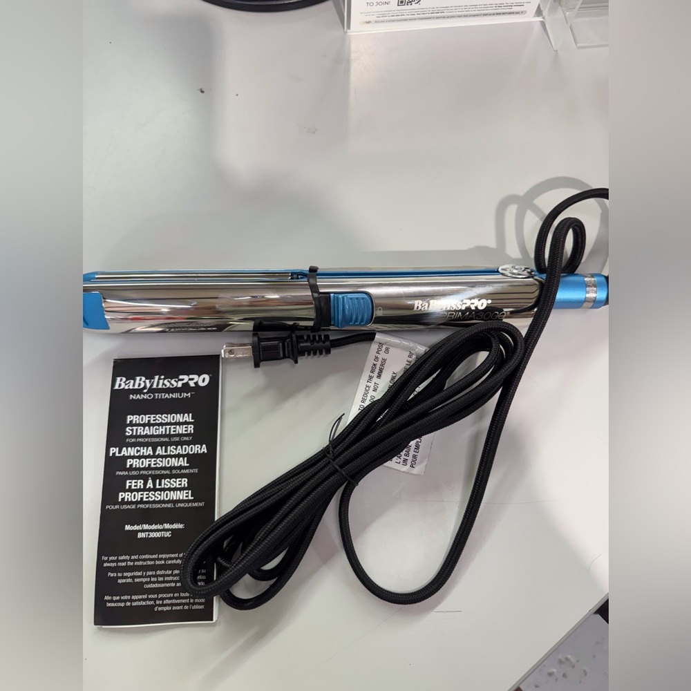 BaBylissPRO Nano titanium Prima Styling Iron